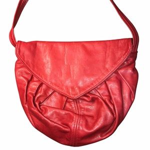 Vintage Red High Quality Leather Purse